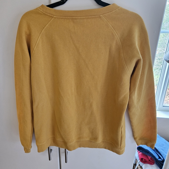 Passenger Mustard Crew Neck Sweater - Picture 3 of 3